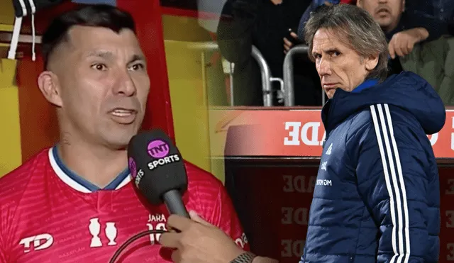 Ricardo Gareca no convocó a Gary Medel desde que asumió la dirección de la selección chilena. Foto: composición LR/TNT Sports/AFP