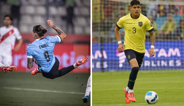 Uruguay buscará un triunfo ante Ecuador luego de 3 partidos sin ganar. Foto: composición LR/Selección Uruguay/Selección Ecuador/X