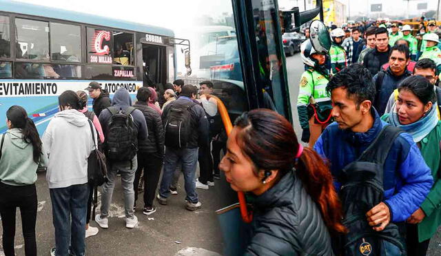 Este jueves 10 y viernes 11 de octubre se llevó a cabo un paro de transportes en Lima y algunas regiones del país. Foto: Composición LR/Andina   