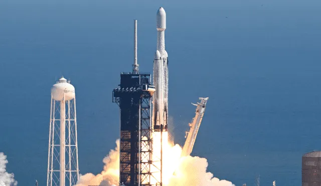 La sonda Europa Clipper despega este 14 de octubre. Foto: AFP