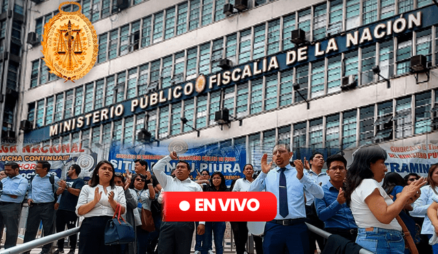 Trabajadores del Ministerio Público acatan paro. Foto: composición LR