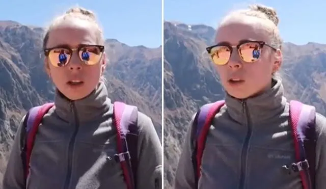 Extranjera quedó en shock al descubrir que ya terminó casi todo el itinerario del viaje. Foto: composición LR/ @happyspirit_11/ TikTok - Video: TikTok