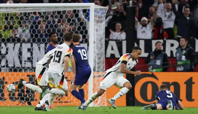 Alemania encontró el gol en el segundo tiempo. Foto: X/UEFA Nations League