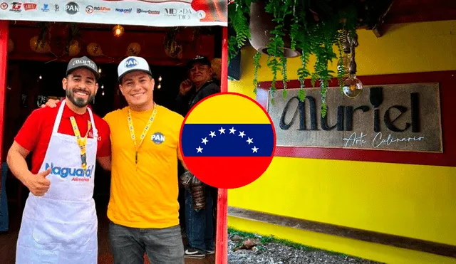 Luis Muriel y Rotjer Rondón, de inmigrantes a convertirse en máximos referentes del Restaurante Muriel. Foto: composición LR/Instagram/Lapatilla.com