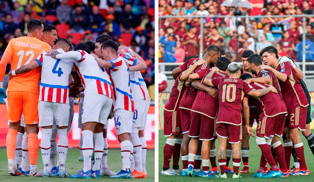 Paraguay vs Venezuela se disputará desde las 6.00 p. m. Foto: composición LR/Instagram