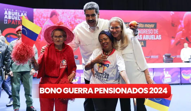 Los pensionados son los últimos en recibir el Bono de Guerra Económica. Foto: composición LR/X de Nicolás Maduro