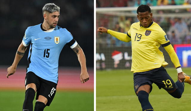 Uruguay y Ecuador están separados por apenas tres puntos en la tabla de posiciones. Foto: composición de LR/AFP/La Tri