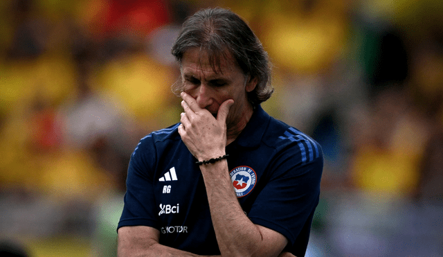 Ricardo Gareca todavía no sabe lo que es ganar partidos oficiales con Chile. Foto: AFP