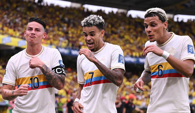 Colombia derrotó a Chile en Barranquilla por las Eliminatorias Sudamericanas 2026. Foto: AFP