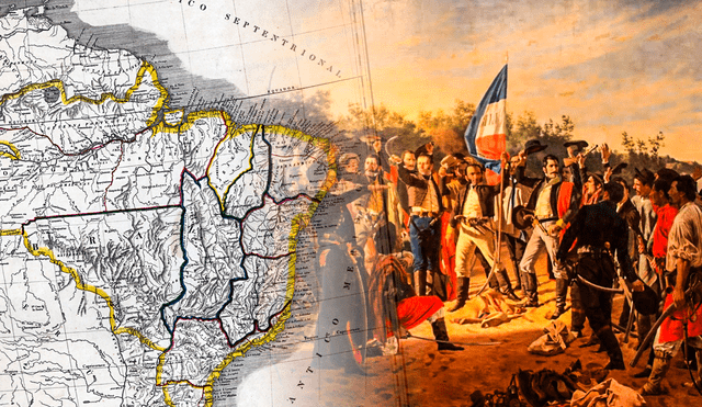 Esta acción desencadenó la Guerra Cisplatina entre Brasil y Argentina. Foto: Composición LR/Mapas/Provincias.