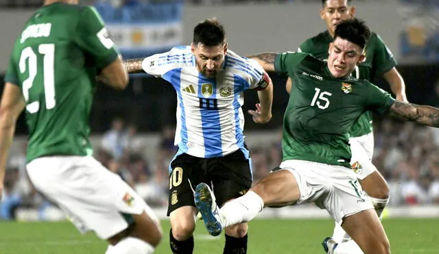 Argentina enfrentó a Bolivia en el Más Monumental por las Eliminatorias. Foto: TyC Sports