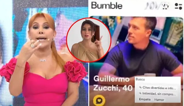 Magaly cuestionó que Julián Zucchi abra app de citas en Japón. Foto: captura/ATV/Instagram