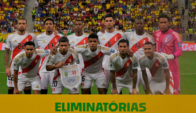 La selección peruana se encuentra ubicada en la novena casilla de las Eliminatorias 2026. Foto: AFP