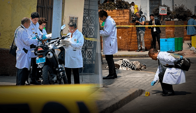 Asesinan a policía en Barrios Altos. Foto: Cristina Gálvez/LR