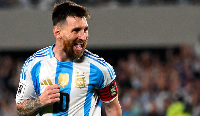 Lionel Messi llegó a los 110 goles con la camiseta de la selección argentina. Foto: AFP