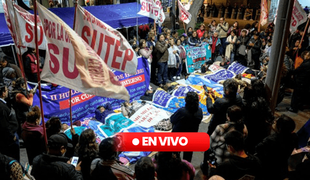 Paro nacional de docentes por el Sutep, EN VIVO. Foto: composición LR/difusión.