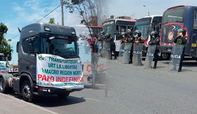 Paro nacional de transportistas convocado en Lima se realizará el 23 de octubre. Foto: composición LR