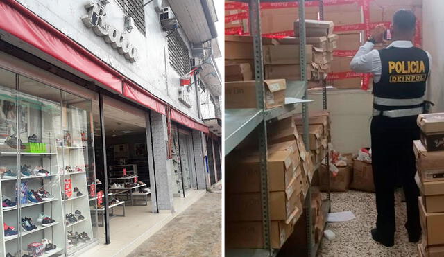 Solo un sospechoso del hurto a la tienda Bata logró ser atrapado por la Policía. Foto: City Perú/difusión