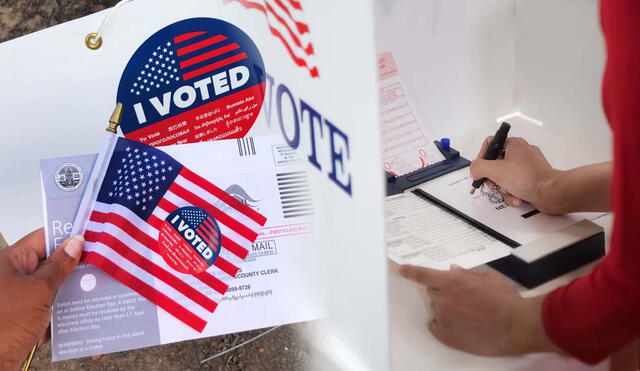 Los ciudadanos estadounidenses en el extranjero pueden participar en las elecciones presidenciales de 2024 a través del voto en ausencia, garantizado por la ley UOCAVA. Foto: composición LR/NBC/Unsplash