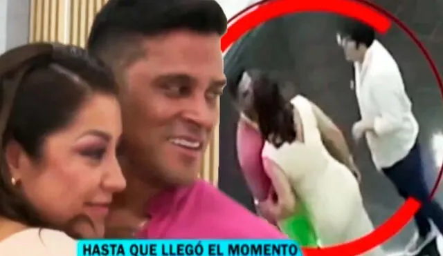 Karla Tarazona y Christian Domínguez fueron ampayados por 'Todo se filtra'. Foto: Composición LR/Captura/Panamericana TV