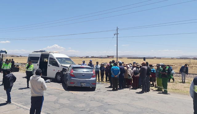 Trágico accidente de tránsito se registró en carretera del altiplano puneño. Foto: Liubomir Fernández/LR