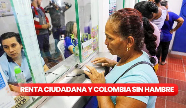 La Renta Ciudadana sirve como apoyo económico para las personas de bajos recursos en Colombia. Foto: composición LR