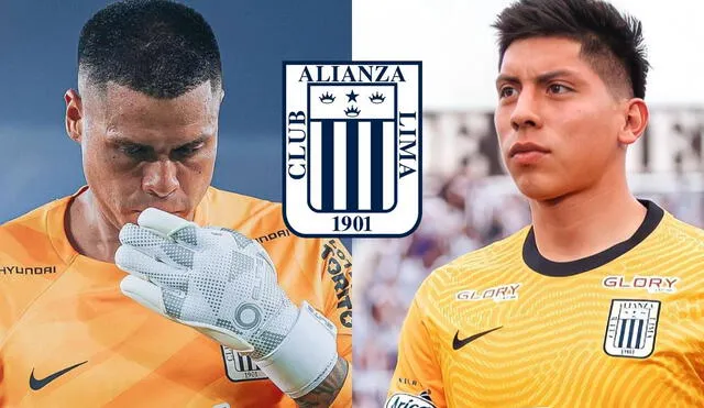 Ángelo Campos y Franco Saravia podrían salir de Alianza Lima con el fichaje de un arquero extranjero. Foto: composición LR/Liga 1/Revista Aliancista