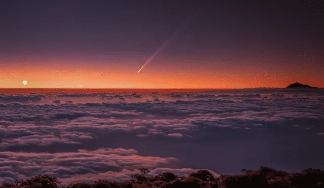 El cometa puede ser visto con binoculares en las siguientes semanas de octubre. Foto: Gergő Tóth