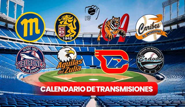 El calendario de transmisiones  de la LVBP 2024-25 está sujeto a cambios. Foto: composición LR/Freepik