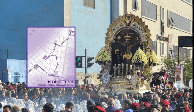 Este 19 de octubre se realizará la tercera procesión del Señor de los Milagros. Foto: Dayana Huerta -  LR/HSMN