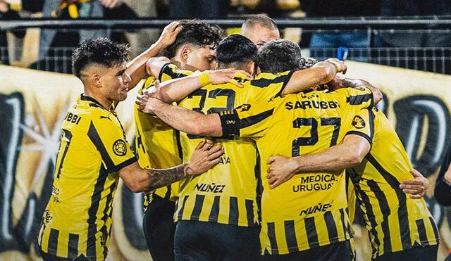 El equipo mirasol llegó a los 20 puntos en la tabla de posiciones. Foto: Peñarol