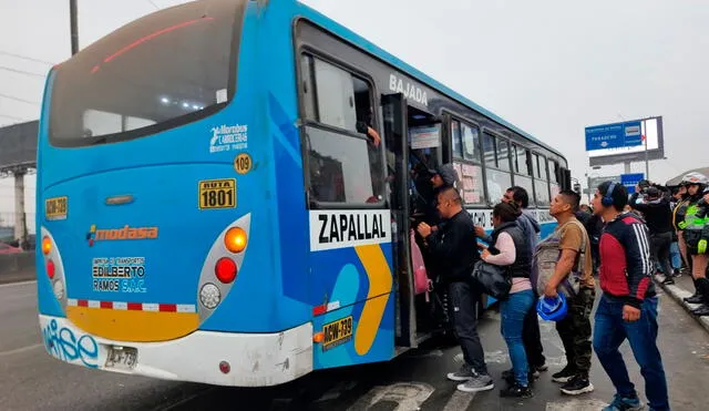 Se espera que Etuchisa, El Anconero y otras empresas se sumen al paro de transportistas. Foto: Fiorella Alvarado/La República