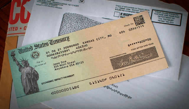 Los cheques de estímulo son un beneficio del gobierno de Estados Unidos para ayudar económicamente a sus ciudadanos. Foto: pixabay