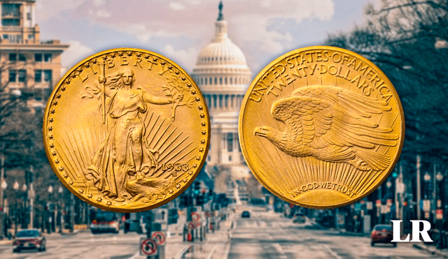 La casa de subastas Sotheby’s vendió una moneda Double Eagle de 1933 por la asombrosa suma de 18.9 millones de dólares. Foto: composición LR/Wikimedia Commons