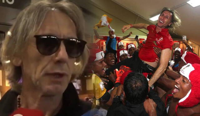 Ricardo Gareca dirigió a Perú desde 2015 hasta 2022 y obtuvo un total de 39 victorias en 96 partidos. Foto: composición LR/captura/La Bicolor