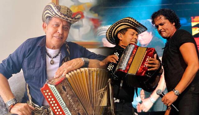 Egidio Cuadrado fue una leyenda del acordeón en Colombia y fuente de inspiración para los músicos del Vallenato. Foto: composición LR/ Instagram