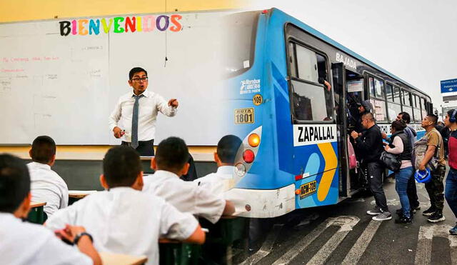 Los padres se preguntan si habrá clases en Lima y Callao durante el paro nacional de transportistas. Ante ello, el Minedu responde. Foto: composición LR/Andina/La República