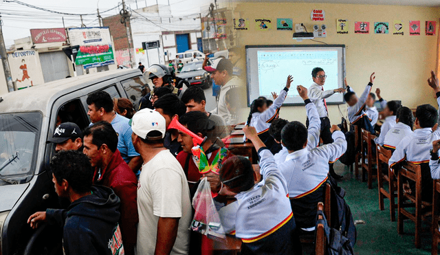 Clases serán recuperadas en el mes de diciembre 2024. Foto: composición de Jazmin Ceras/John Reyes/La República/Gobierno del Perú