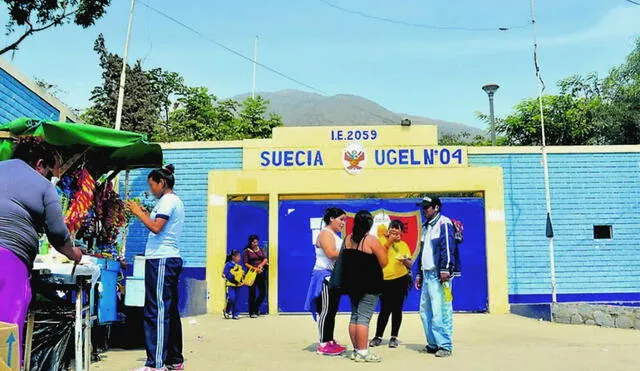 Desatan balacera en el frontis del colegio Suecia en Comas. Foto: composición LR/Ojo