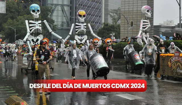 El Desfile de Día de Muertos tendrá más de 5.800 participantes y varios carros alegóricos. Foto: composición LR / AFP