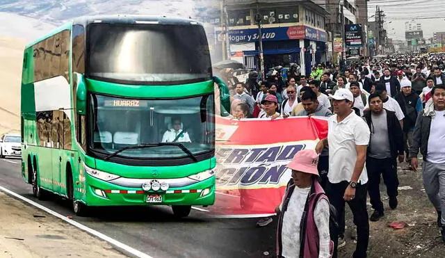 paro nacional de transportistas este 23 de octubre. Foto: composición LR/Andina/La República