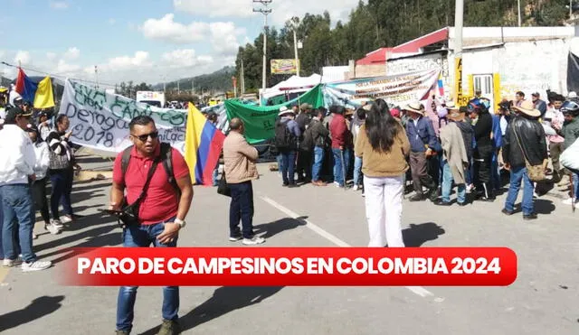 El 21 de octubre comenzó el paro indefinido de campesinos en Colombia. Foto: composición LR/X/WRadioColombia