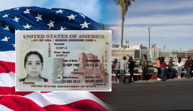 Visa láser para ciudadanos mexicanos que buscar cruzar la frontera con Estados Unidos. Foto: composición LR/ El País / La Nación