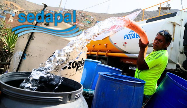 Sedapal anuncia corte de agua en diferentes distritos de Lima. Foto: Andina