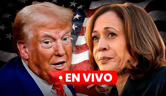 Kamala Harris y Donald Trump deberán luchar voto a voto en las últimas semanas de la campaña presidencial en Estados Unidos. Esto dicen las últimas encuestas. Foto: composición LR/AFP