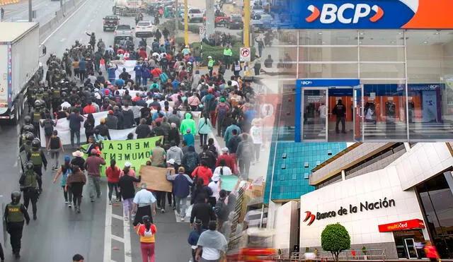 Gremios han anunciado una marcha nacional para este 23 de octubre contra la ola de extorsión. Foto: Composición LR/BCP/BN