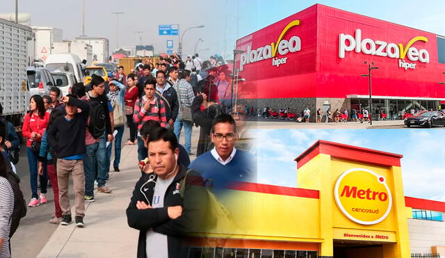 Gremios de transportes saldrán a marcha este 23 de octubre en el Perú. Foto: Composición LR/Andina/Metro/PlazaVea