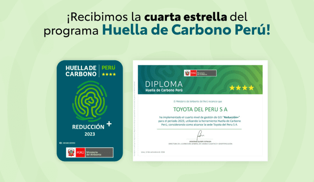 Toyota del Perú está comprometida en la reducción de emisiones de gases de efecto invernadero. Fuente: Difusión.