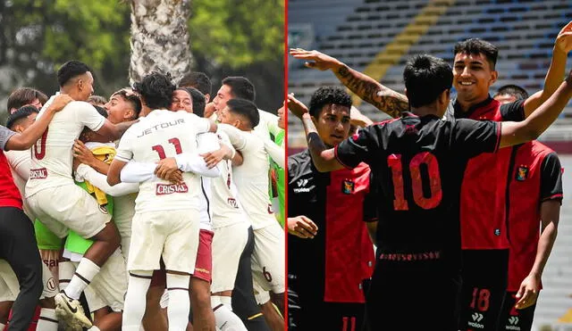 Universitario y Melgar lideraron sus respectivos grupos durante la primera fase del Torneo de Reservas 2024. Foto: composición LR/Instagram