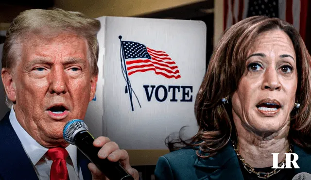 Kamala Harris cuenta con una estrategia si Donald Trump repite lo hecho en el 2020, proclamándose ganador de las elecciones antes de tiempo. Foto: Composición LR